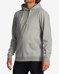 1 All Day Organic Pullover Hoodie Grey ABYFT00336 Billabong