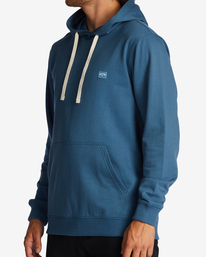 3 All Day Organic Pullover Hoodie Blue ABYFT00336 Billabong