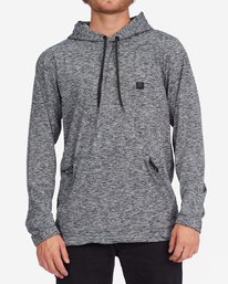 billabong, A/Div Surftrek Pullover Hoodie, GREY HEATHER (grh) SURFTREK PULLOVER ABYFT00338