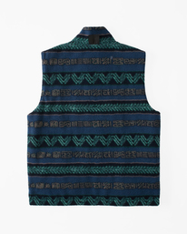 12 Trail Vest - Reversible Zip-Up Vest for Men Green ABYFT00356 Billabong