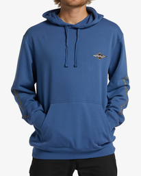 billabong, Short Sands - Felpa con cappuccio da Uomo, DUSTY BLUE (dyb) Short Sands - Hoodie for Men ABYFT00369