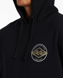 3 Rotor Diamond Pullover Hoodie Black ABYFT00386 Billabong