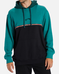 WAVE WASHED BLOCKED PULLOVER  ABYFT00395