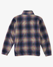 6 Boundary Half-Zip Mock Neck Fleece Blue ABYFT00398 Billabong