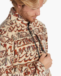 5 Boundary - Polaire demi-zip col montant pour Homme Beige ABYFT00398 Billabong