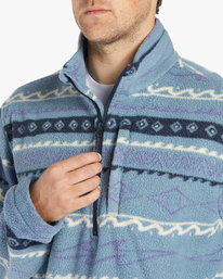 4 Boundary - Polaire demi-zip col montant pour Homme Bleu ABYFT00398 Billabong