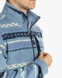 5 Boundary - Polaire demi-zip col montant pour Homme Bleu ABYFT00398 Billabong