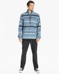 1 Boundary - Polaire demi-zip col montant pour Homme Bleu ABYFT00398 Billabong