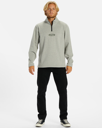 1 Re-Issue Mock Neck - Half-Zip Sweatshirt for Men Gray ABYFT00403 Billabong