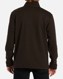 billabong, Re-Issue Mock Neck Chandail demi-zip pour Homme, WASHED BLACK (waa) RE-ISSUE MOCK NECK ABYFT00403