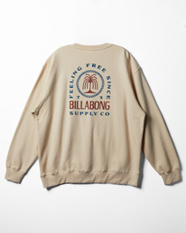 7 Arch Palm Crewneck Sweatshirt Beige ABYFT00406 Billabong
