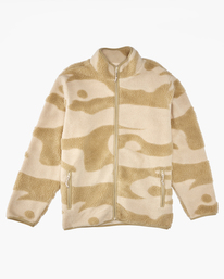 8 Boundary Switchback - Sherpa Fleece met Rits voor Heren Beige ABYFT00415 Billabong