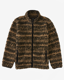 7 Boundary Switchback - Polaire sherpa zippée pour Homme Marron ABYFT00415 Billabong
