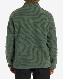 billabong, Boundary Switchback Zip-Up Sherpa Fleece, SAGE (sag) Boundary Switchback - Zip-Up Sherpa Fleece for Men ABYFT00415