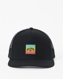 1 Stacked Trucker Hat Black ABYHA00184 Billabong