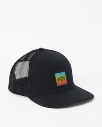 2 Stacked Trucker Hat Black ABYHA00184 Billabong