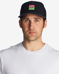 billabong, Stacked Trucker Hat, NEON GREEN (ngn) Stacked - Trucker Cap for Men ABYHA00184