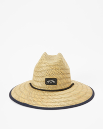 1 Tides Print Straw Lifeguard Hat Blue ABYHA00216 Billabong