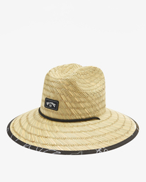 0 Tides Print Straw Lifeguard Hat Black ABYHA00216 Billabong