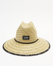1 Tides Print Straw Lifeguard Hat Black ABYHA00216 Billabong