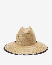 2 Tides Print Straw Lifeguard Hat Black ABYHA00216 Billabong