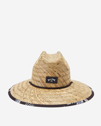 1 Tides Print Straw Lifeguard Hat Black ABYHA00216 Billabong