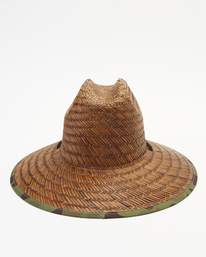 2 Tides Print Straw Lifeguard Hat Green ABYHA00216 Billabong