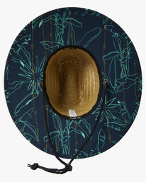 3 Tides Print Straw Lifeguard Hat Brown ABYHA00216 Billabong