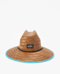 1 Tides Print Straw Lifeguard Hat Blue ABYHA00216 Billabong