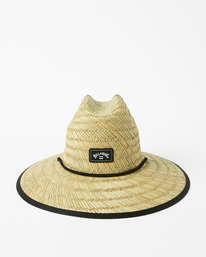 1 Tides Print Straw Lifeguard Hat Green ABYHA00216 Billabong