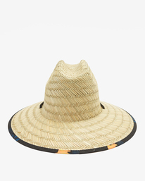 2 Tides Print Straw Lifeguard Hat Black ABYHA00216 Billabong