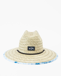 2 Tides Print Straw Lifeguard Hat Blue ABYHA00216 Billabong