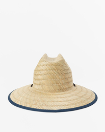 2 Tides Print Straw Lifeguard Hat Yellow ABYHA00216 Billabong