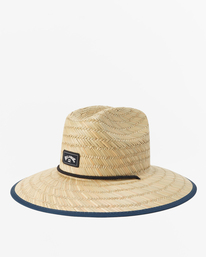 0 Tides Print Straw Lifeguard Hat Yellow ABYHA00216 Billabong