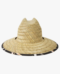2 Tides Print Straw Lifeguard Hat Blue ABYHA00216 Billabong