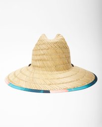 2 Tides Print Straw Lifeguard Hat Beige ABYHA00216 Billabong