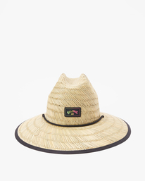1 Tides Print Straw Lifeguard Hat Black ABYHA00216 Billabong