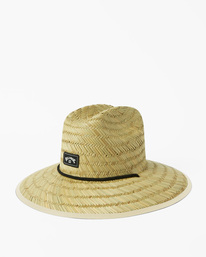 3 Tides Print Straw Lifeguard Hat White ABYHA00216 Billabong