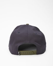 3 Stacked Snapback Hat Blue ABYHA00281 Billabong