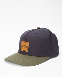 0 Stacked Snapback Hat Blue ABYHA00281 Billabong