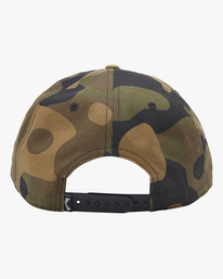 3 Wallride Snapback Hat Black ABYHA00282 Billabong