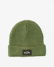 0 Arch Patch Knit Beanie Green ABYHA00325 Billabong