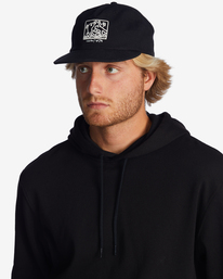 2 Keith Haring Salvation Baseball Hat Black ABYHA00362 Billabong