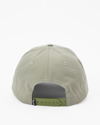billabong, Walled Snapback Hat, SAGE (sag) Walled - Snapback Cap for Men ABYHA00379