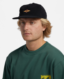 6 Heritage - Strapback Cap for Men Grey ABYHA00385 Billabong