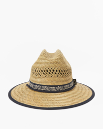 1 Mid Tides Straw Lifeguard Hat Blue ABYHA00395 Billabong