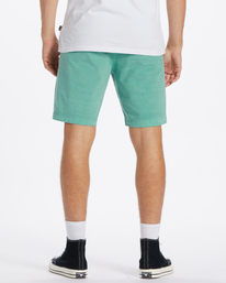2 Crossfire Wave Washed 18" Hybrid Submersible Shorts Green ABYHY03000 Billabong