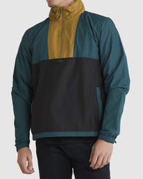 0 A/Div Windswell Anorak Windbreaker Jacket Green ABYJK00117 Billabong