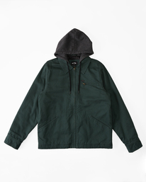 6 Barlow Hooded Jacket Green ABYJK00122 Billabong