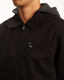 6 Barlow Hooded Jacket Black ABYJK00122 Billabong